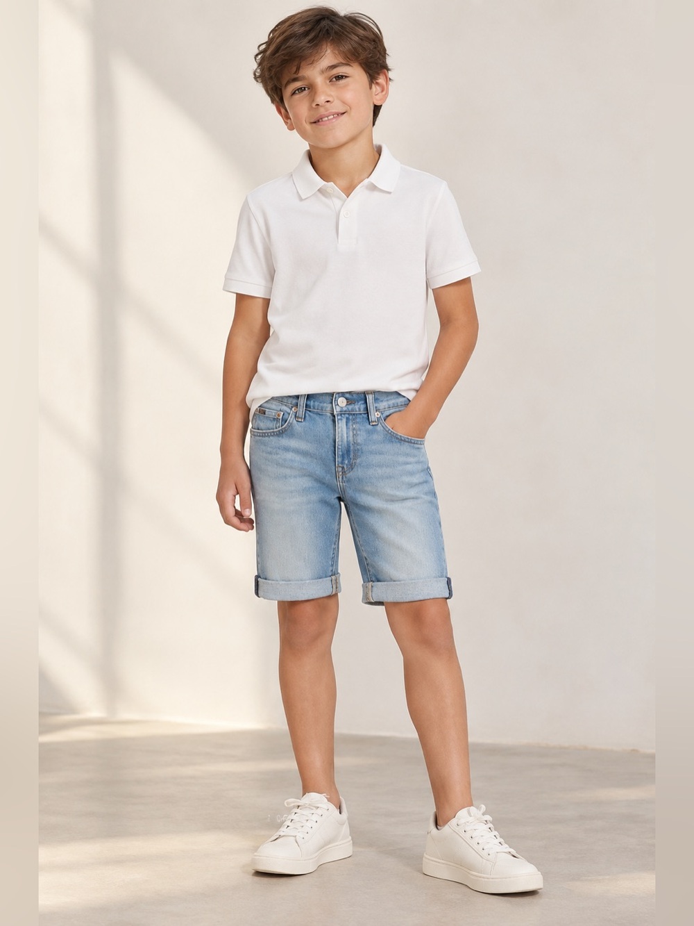 Ralph Lauren Light Blue Denim Jean Shorts